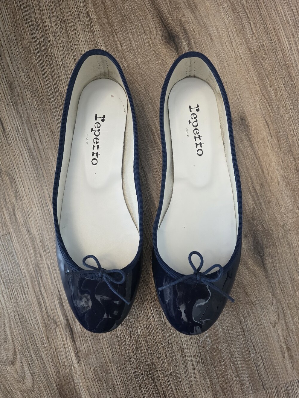 Repetto Ballet Flats Navy 38.5
